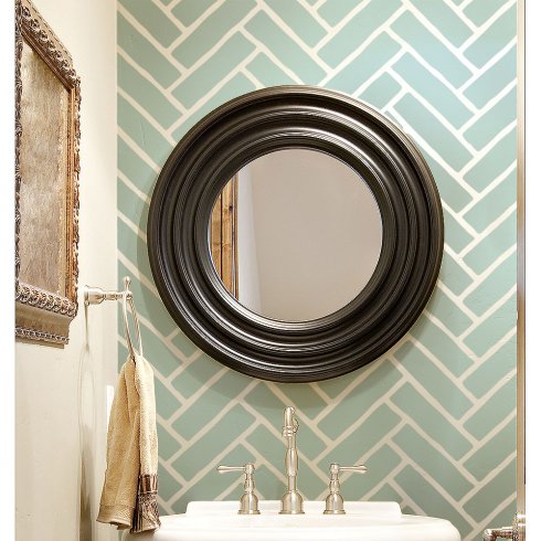 herringbone-bricks-stencil-pattern-DIY-home-decor
